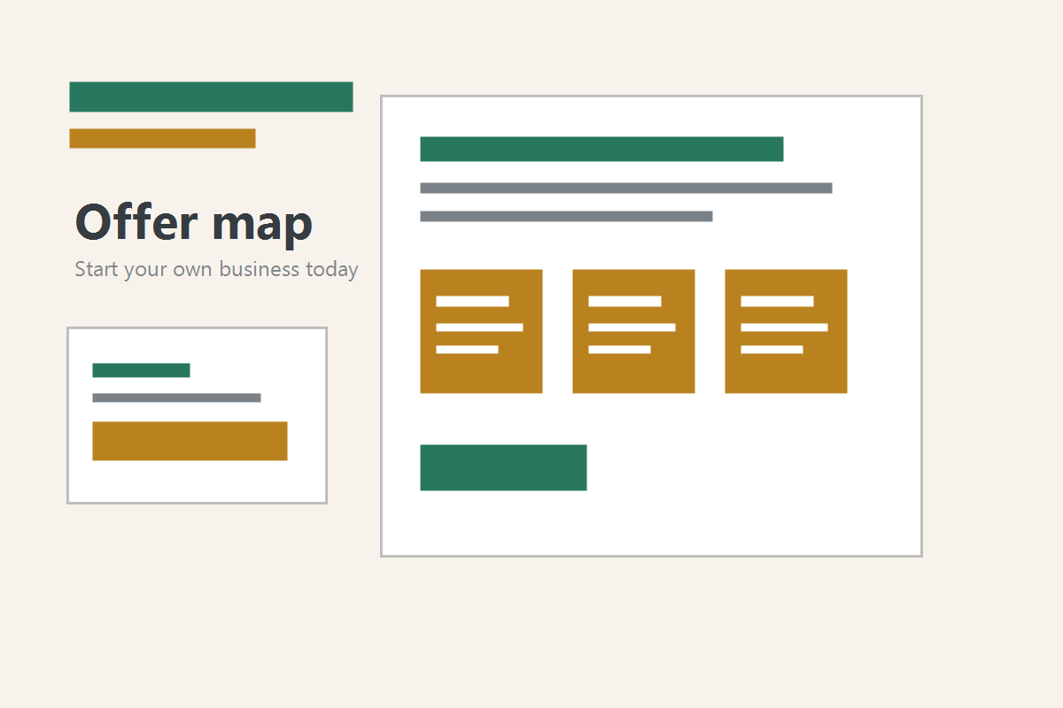 Scheduling dashboard preview for a service business